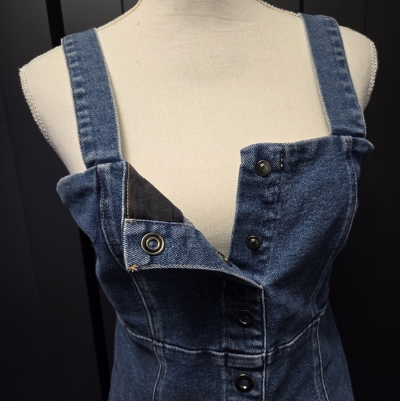 Good American sleeveless tank denim dress - Picture 4 of 10